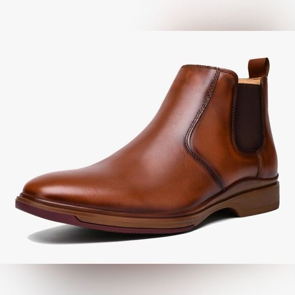 ArcBrothers men\'s Chelsea Ankle boots in a brown leather Size 9.5 New